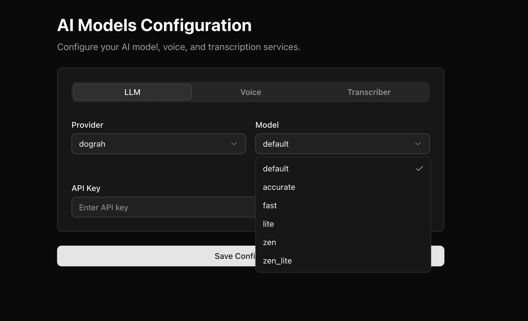 Select Models from DropDown